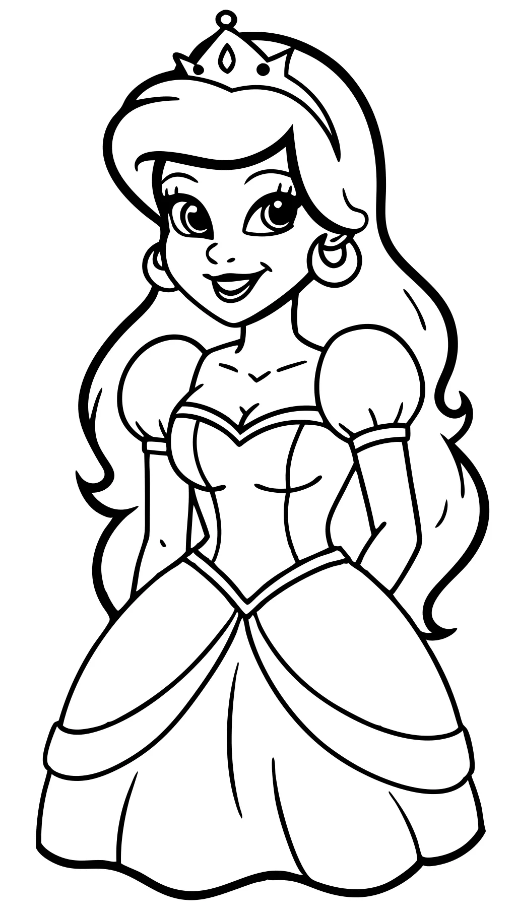 disney princesses coloring pages free